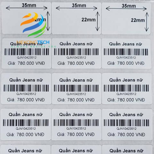 Mua bán giấy in mã vạch 3 tem 35x22 giá rẻ
